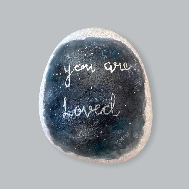 ‘You are Loved’ - An Art stone and gift of care - Image 3