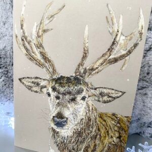 ‘Speak……I’m Listening’ – Stag Greeting Card