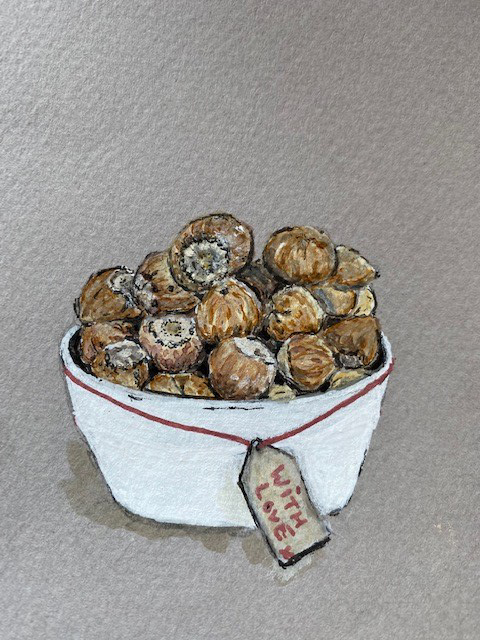 ‘With Love’ – Grey Squirrel Greeting Card - Image 5